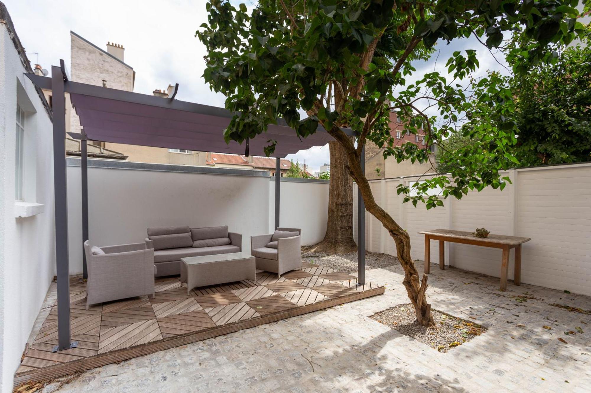 Lovely Little House With Private Garden In Paris Ivry-sur-Seine Eksteriør bilde