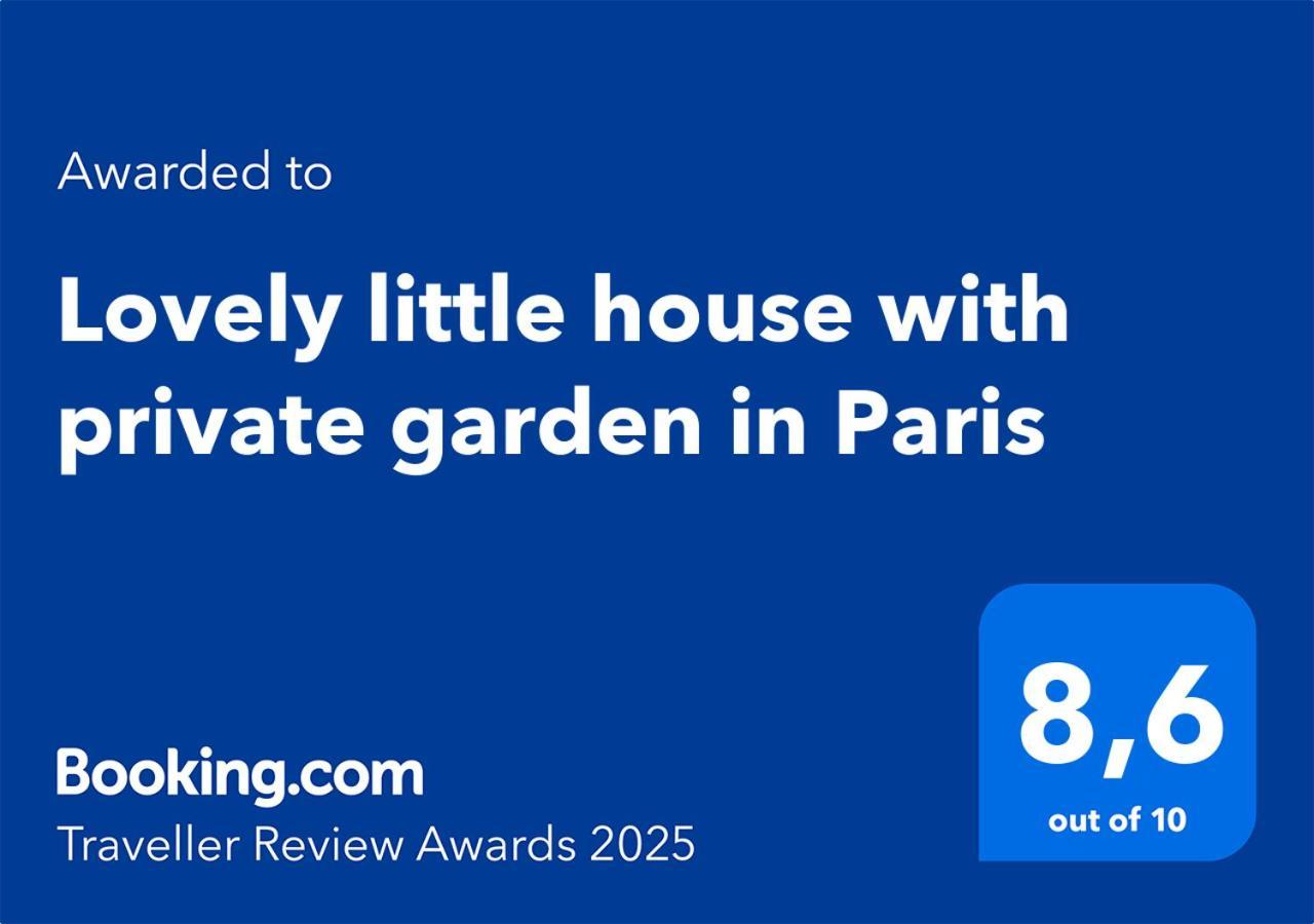Lovely Little House With Private Garden In Paris Ivry-sur-Seine Eksteriør bilde